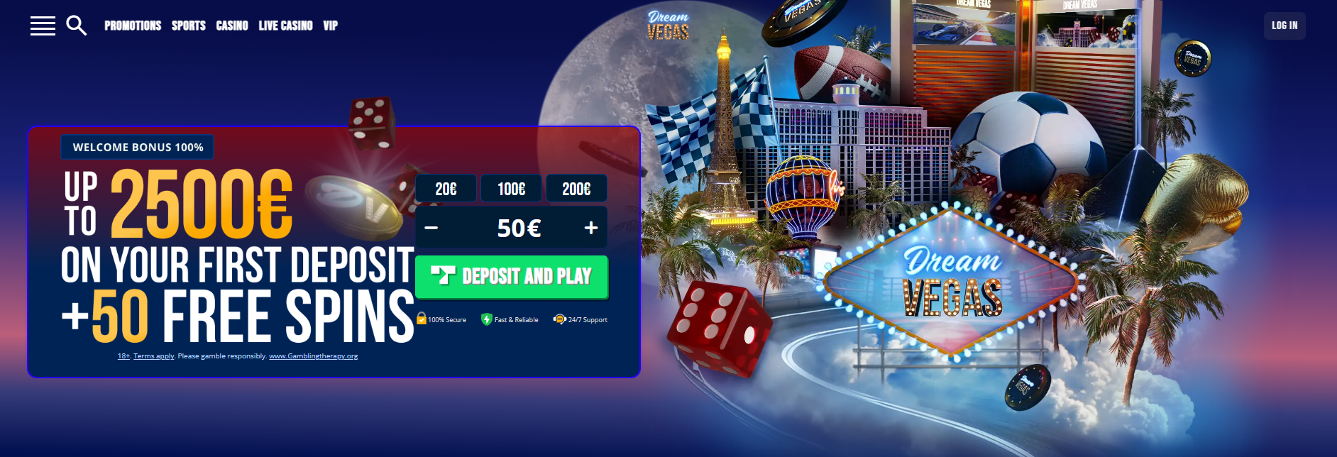 Screenshot Dream Vegas