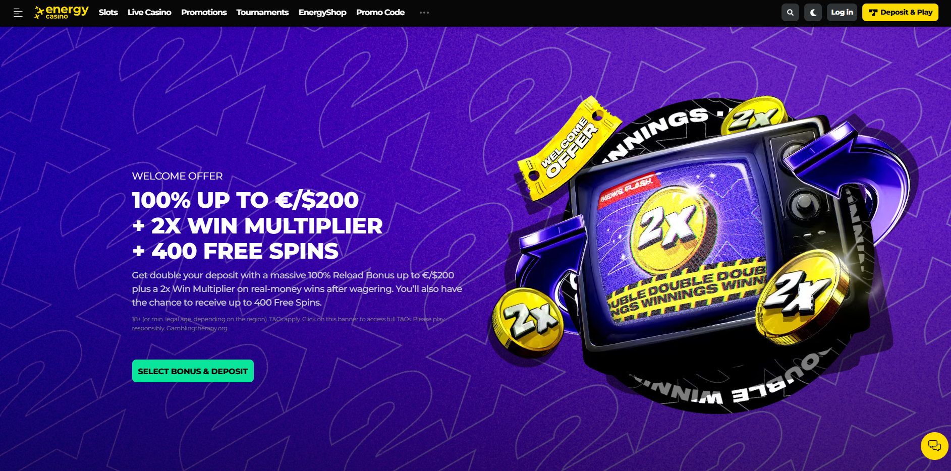 Screenshot Energy Casino