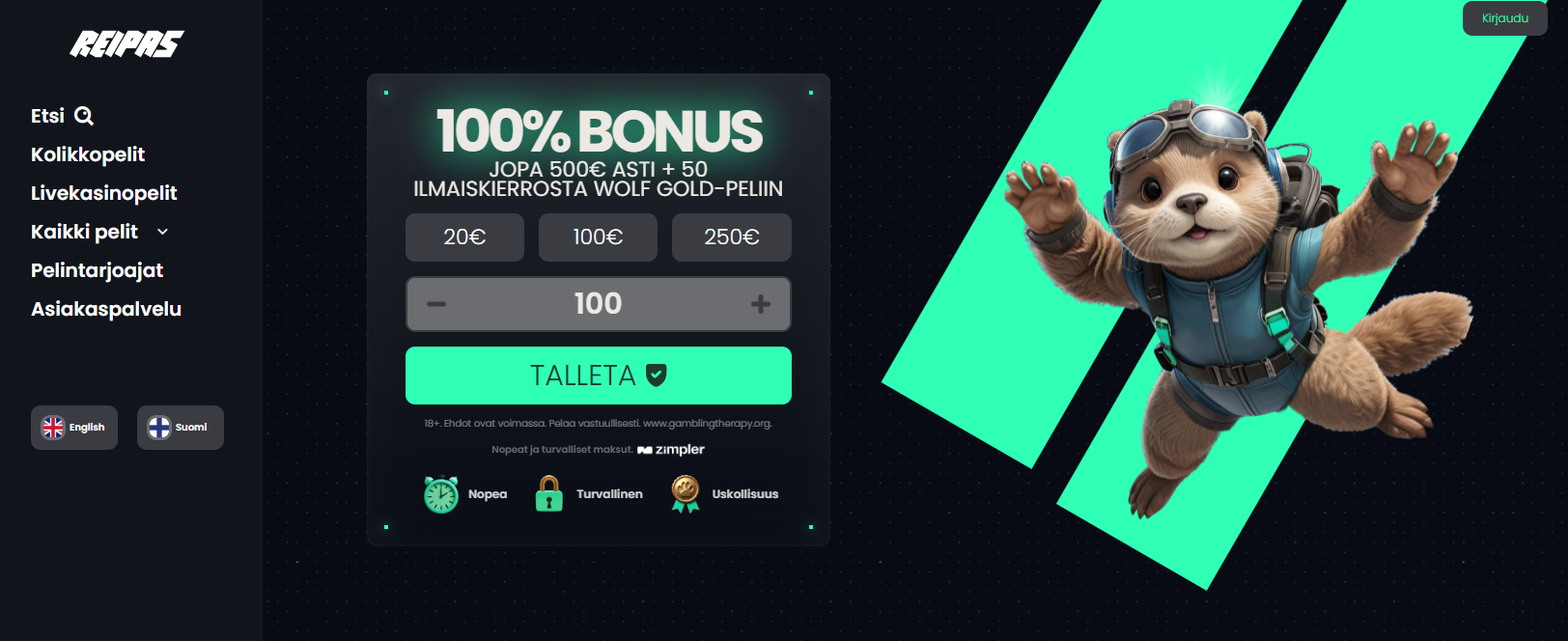 Screenshot Reipas Kasino