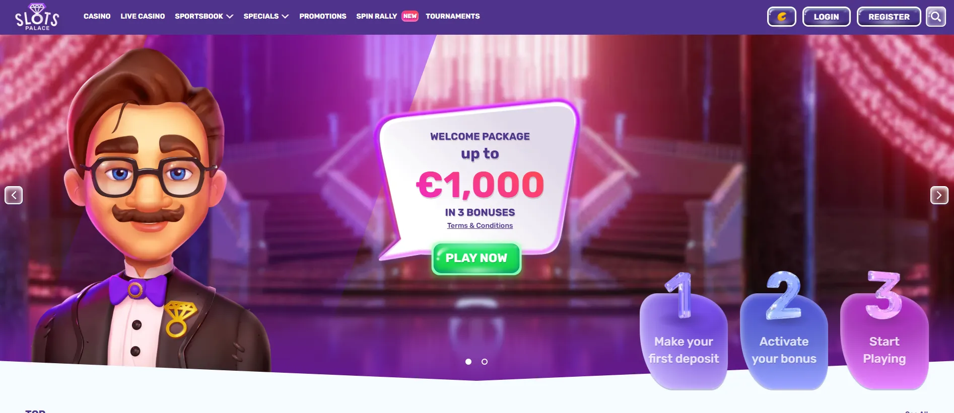 Screenshot Slotspalace